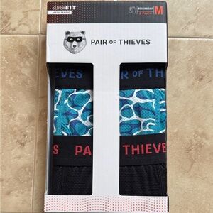 Pair of Thieves Superfit NWT Medium Boxer Briefs 2-Pack - Blue and Black